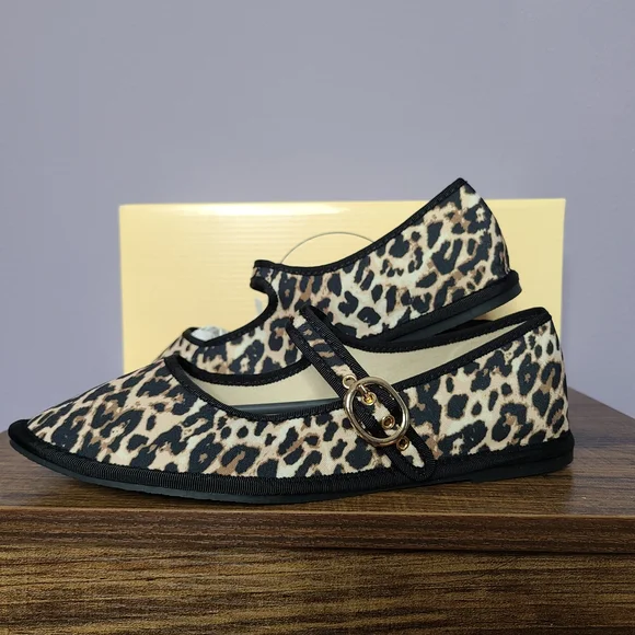 Soda Leopard Print Flats - Picture 2 of 8